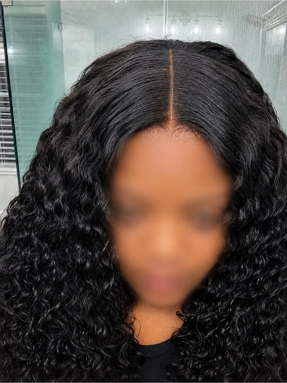 24 inch frontal wig with customized/plucked frontal.